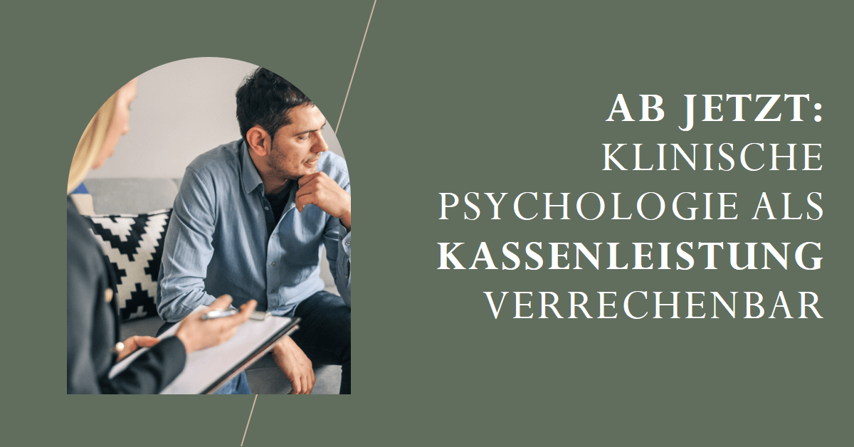 Klinische Psychologie als Kassenleistung Verrechenbar